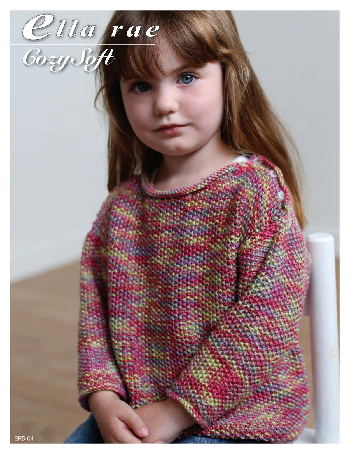 Ella Rae Moss Stitch Sweater Jumper Knitting Pattern