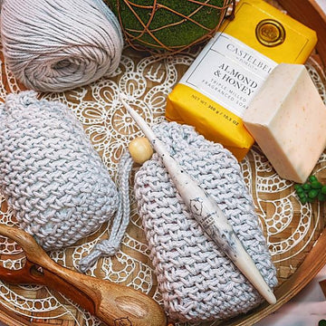 Soap Saver Crochet Bag