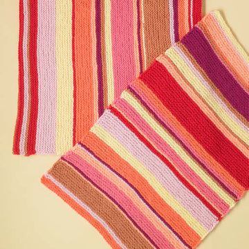 Paintbox Yarns Weekend Throws Knitting Pattern