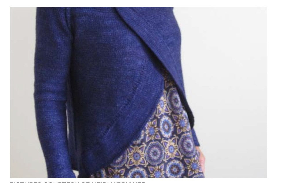Madelinetosh Fall Away Cardigan Knitting Pattern