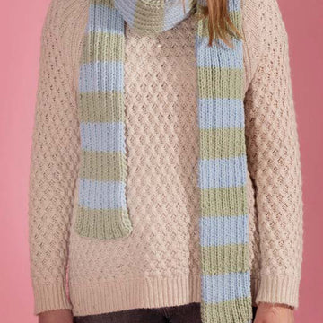 Paintbox Yarns Frosty Chunky Scarf Knitting Pattern
