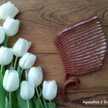 Winter Duo Baby Pixie Hat and Bonnet