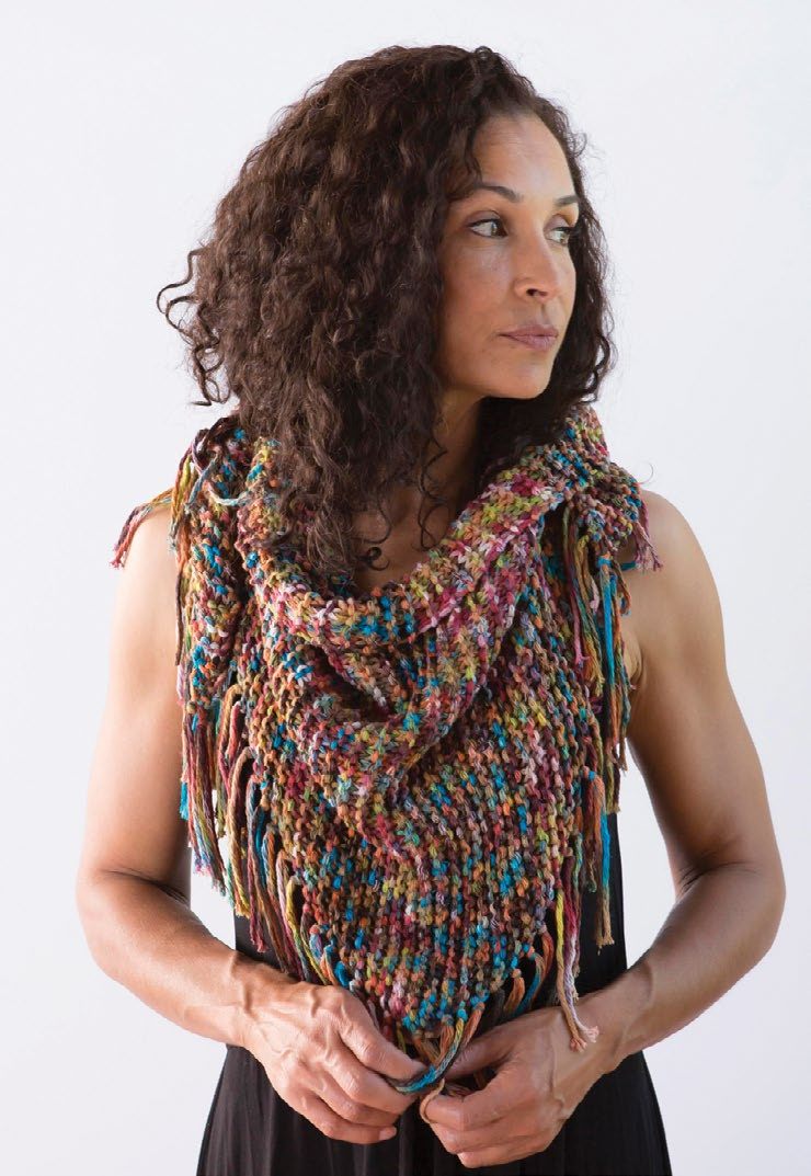 Cimone Shawl Scarf Knitting Pattern