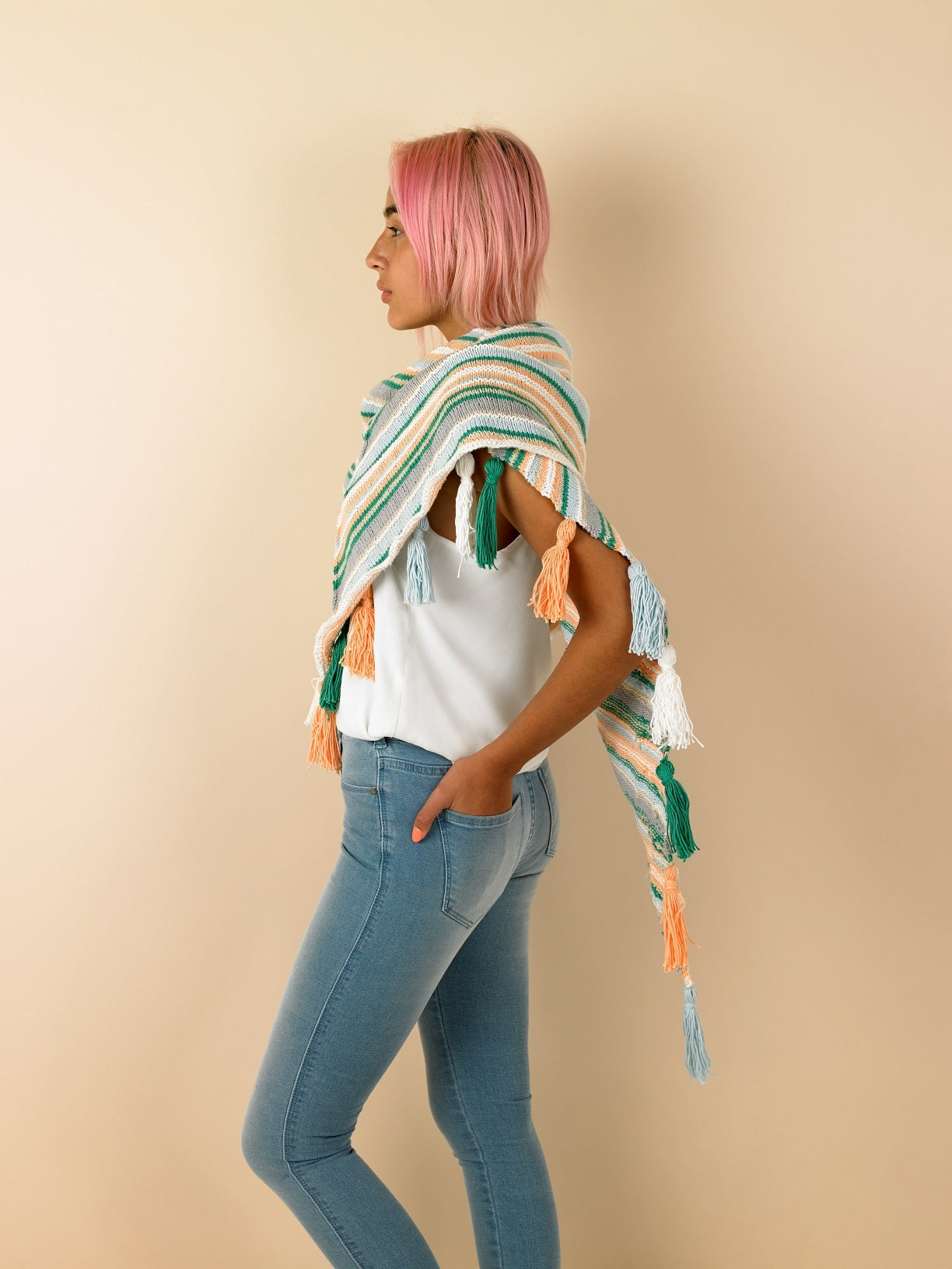 Paintbox Yarns Summertime Shawl Knitting Pattern