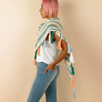 Paintbox Yarns Summertime Shawl Knitting Pattern