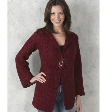 Valley Yarns Pomona Crocheted Cardigan Pattern Pattern