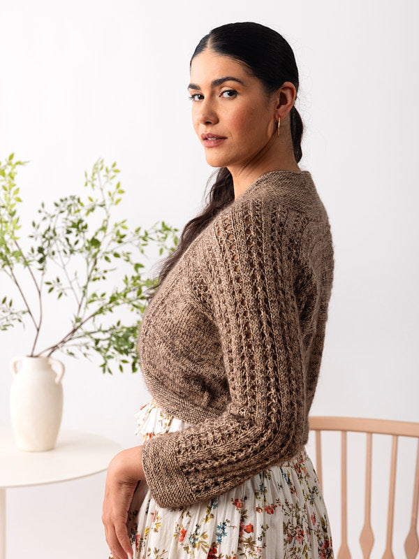 Heartleaf Cardigan Knitting Pattern