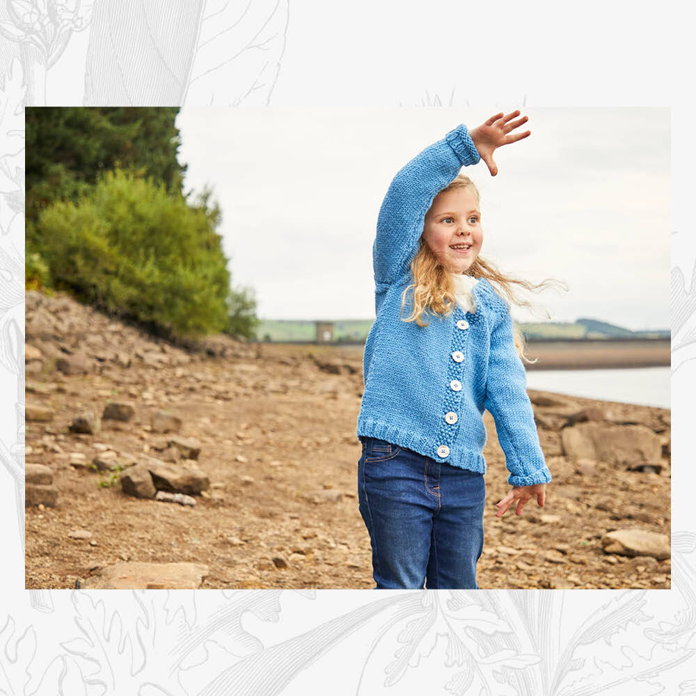Willow & Lark Charley Child's Cardigan Knitting Pattern