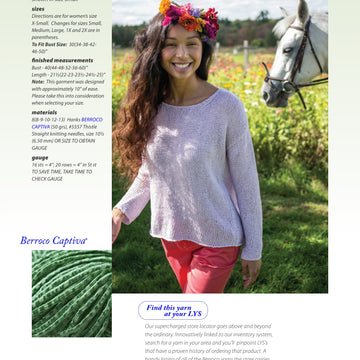 Berroco Manihi Jumper Knitting Pattern