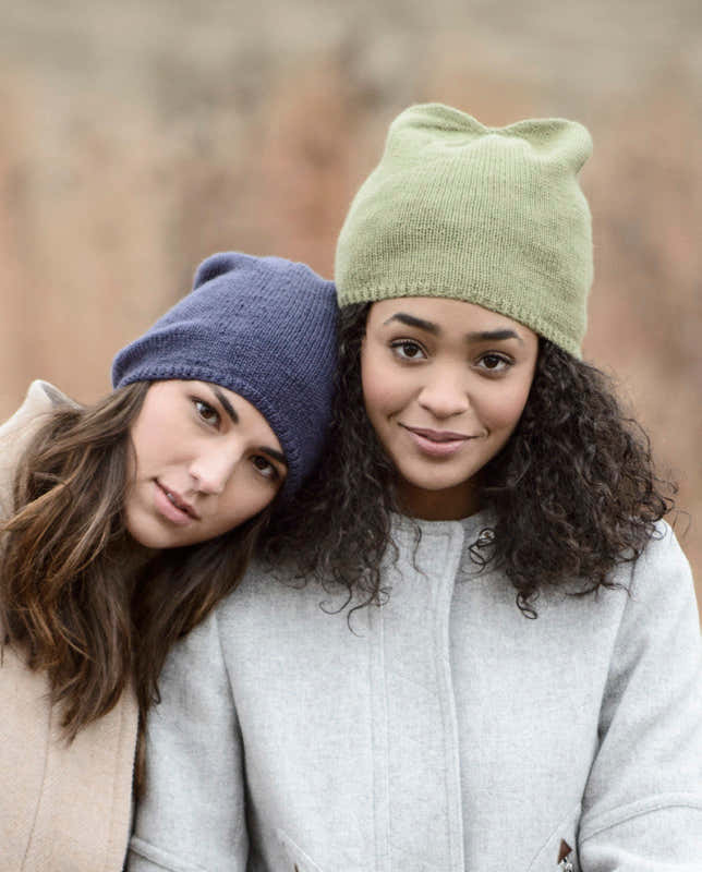 Riverton Royal Slouches Hat Knitting Pattern
