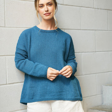 Warmth Sweater in Rowan Cotton Revive PDF