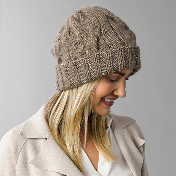 Stacy Charles Fine Yarns Sophia Hat Knitting Pattern