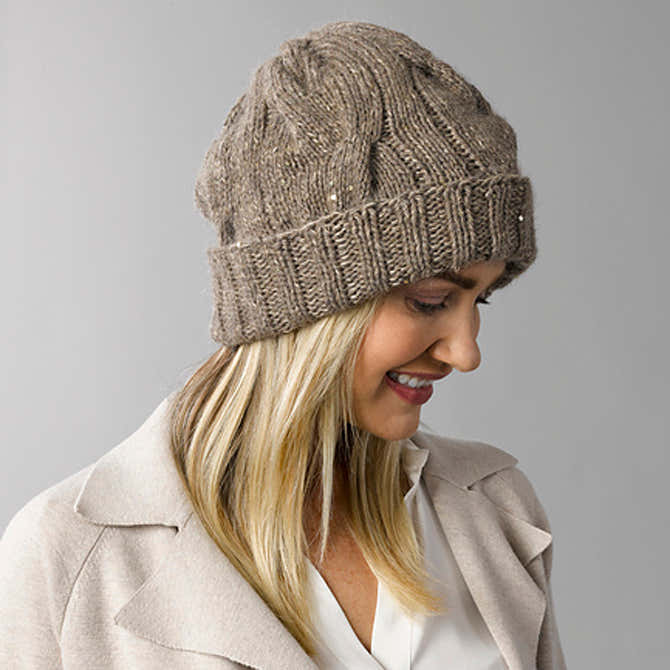 Stacy Charles Fine Yarns Sophia Hat Knitting Pattern
