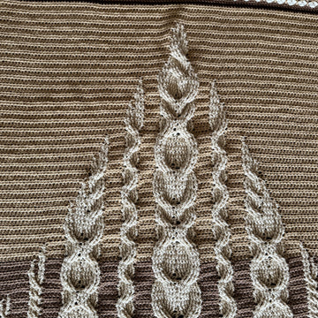 Crochet Cappuccino Throw