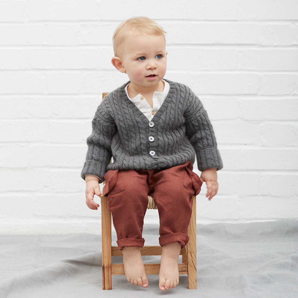 Debbie Bliss Leo Cardigan Knitting Pattern
