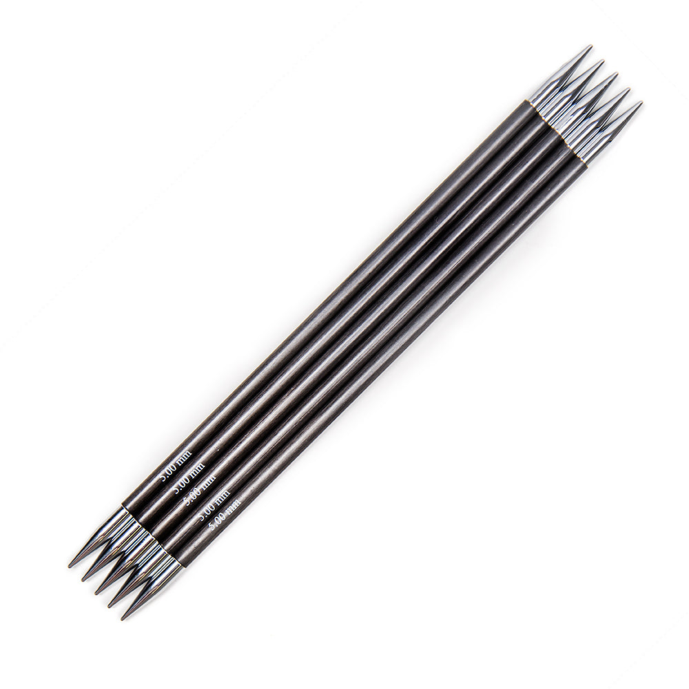 KnitPro Karbonz Double Point Needles 8" (Set of 5)