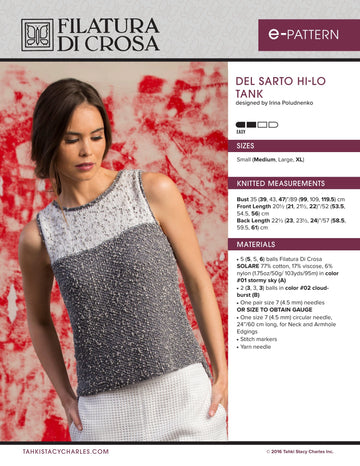Filatura Di Crosa Del Sarto Hi-Lo Tank PDF