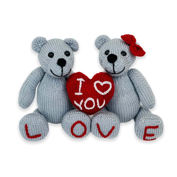 Deramores I Love You Teddies Toy Knitting Pattern