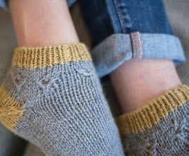 Berroco Hartland Slipper Socks Knitting Pattern
