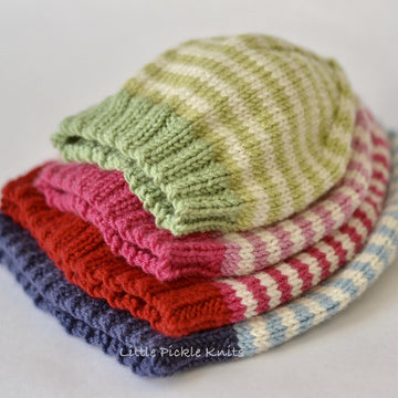 Simple Stripe Rib Hat
