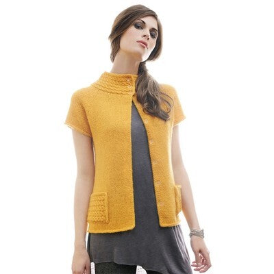 Blue Sky Fibers Belarus Cardigan Knitting Pattern