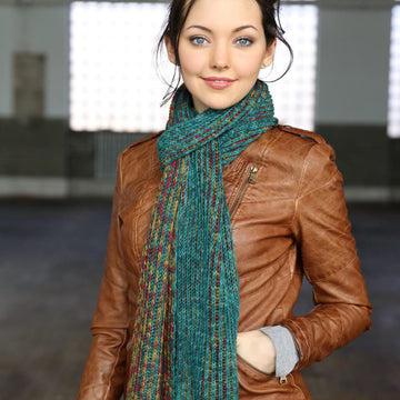 Brioche Scarf Knitting Pattern