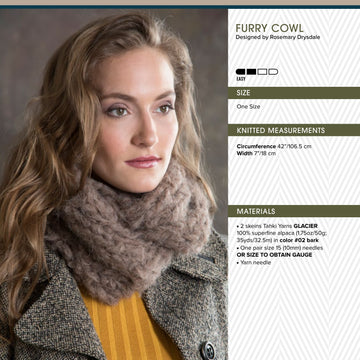 Tahki Yarns Furry Cowl Knitting Pattern