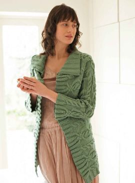 Debbie Bliss Ruby Coat Knitting Pattern