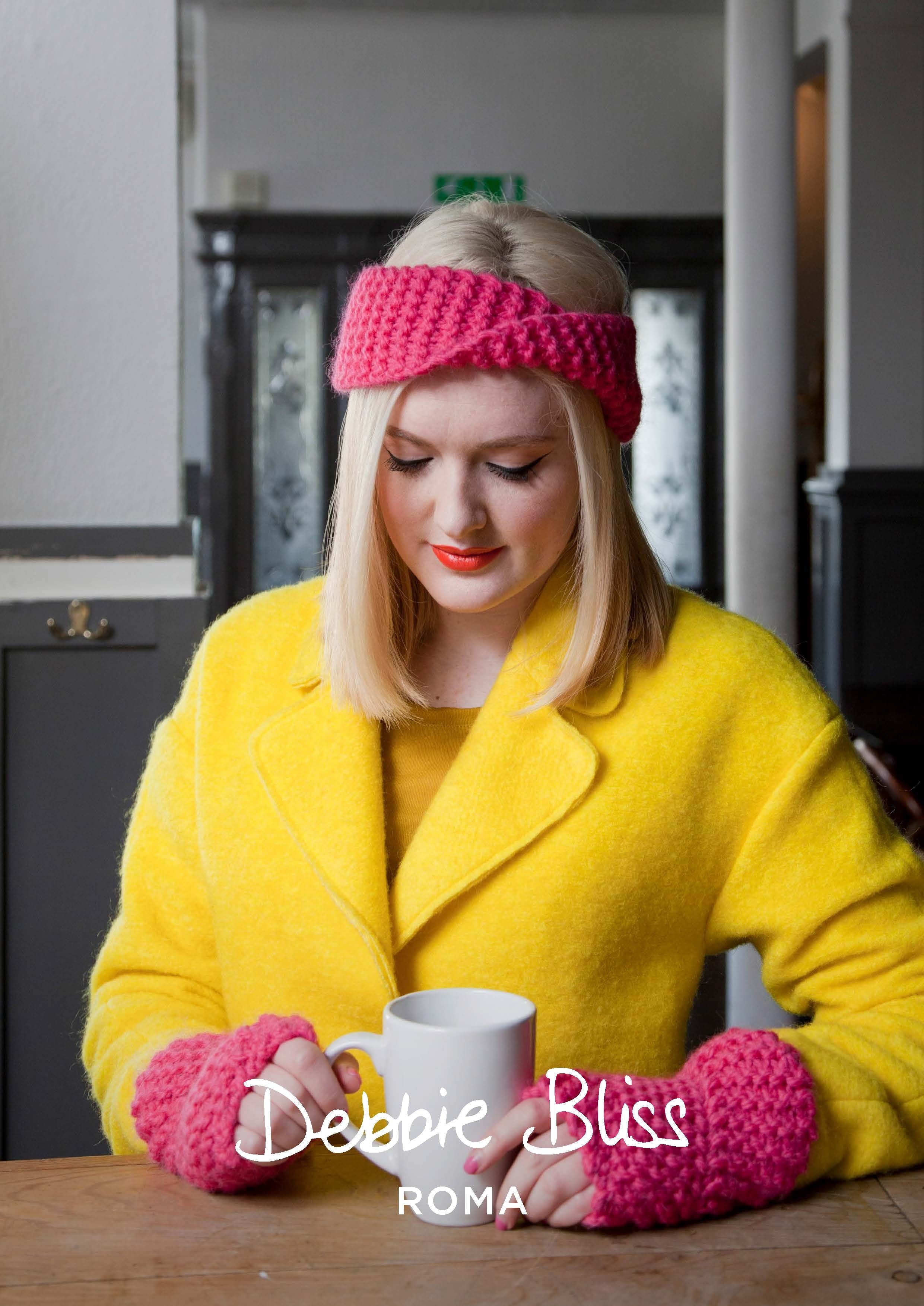 Debbie Bliss Annabel Headband & Handwraps Knitting Pattern
