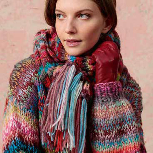 Lang PTO31-04 Scarf Knitting Pattern