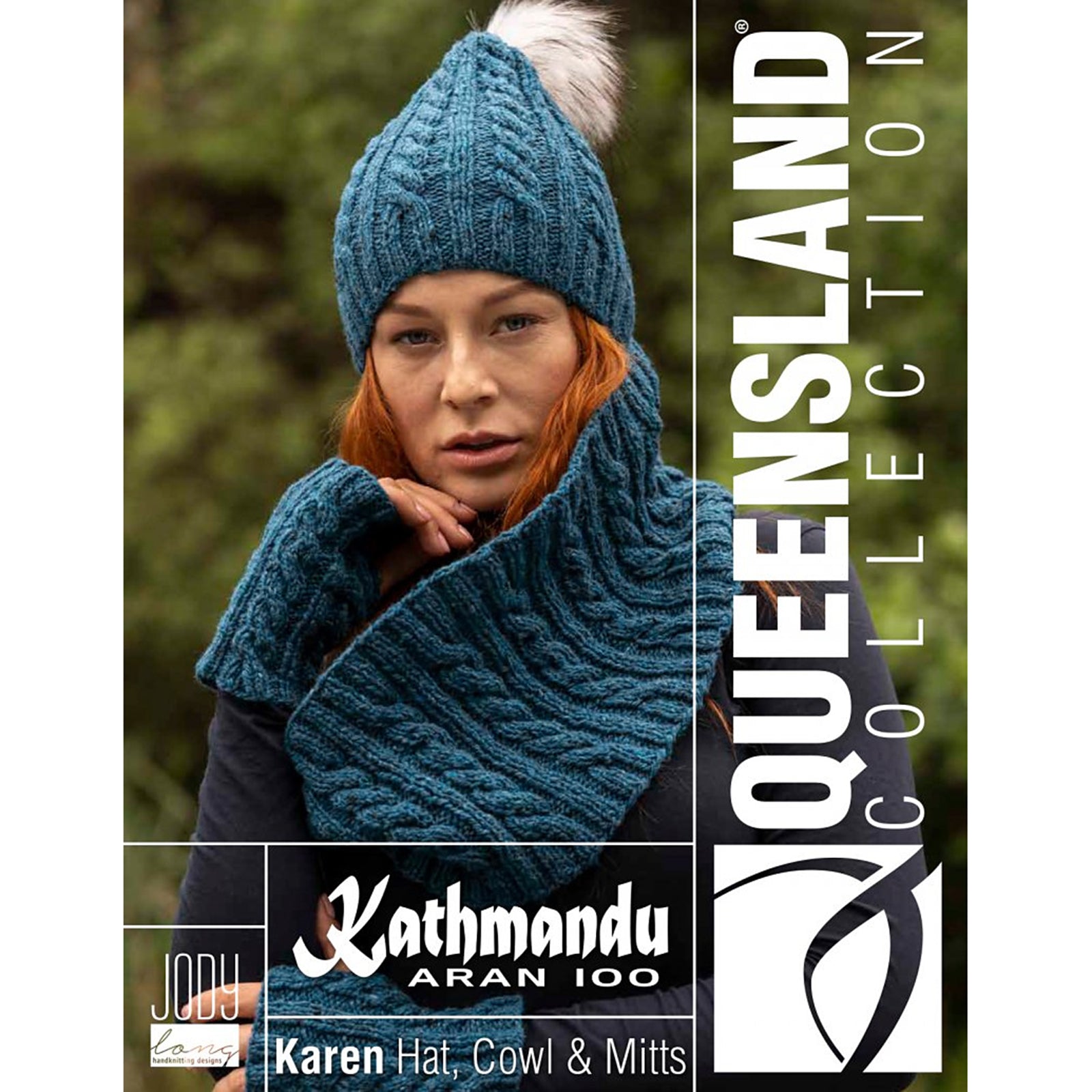 Queensland Collection Karen Hat, Cowl & Miits Knitting
