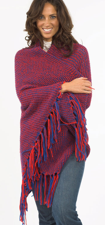 Team Afghan in Plymouth Encore Worsted - F219 - PDF