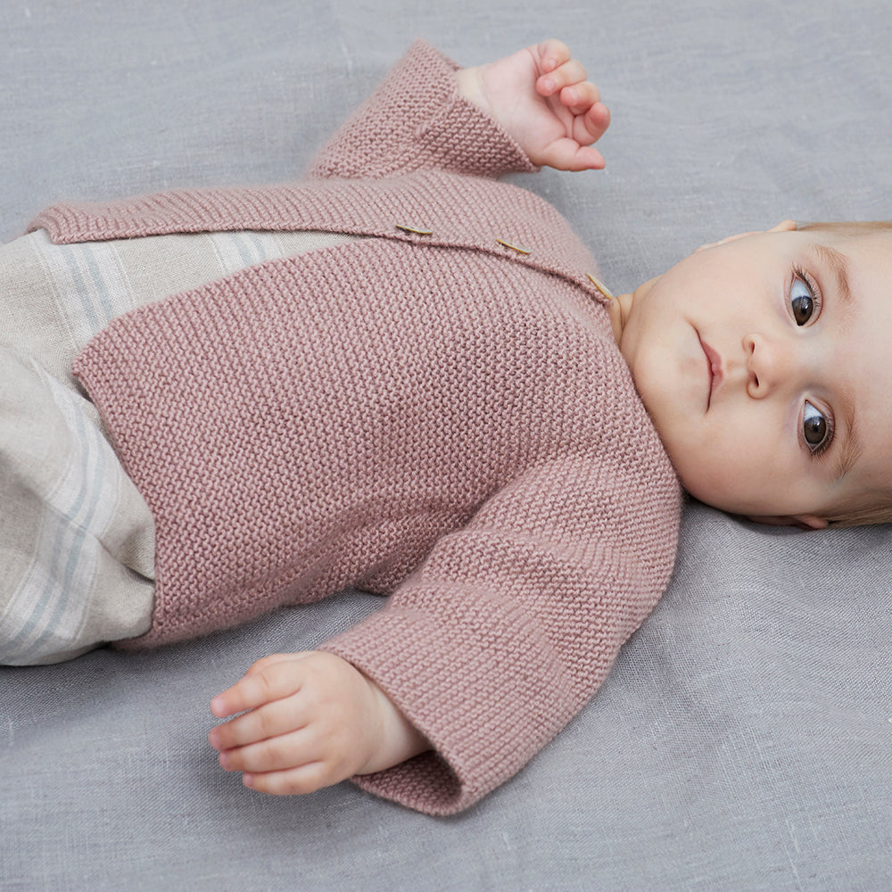 Debbie Bliss Carina Jacket & Bootees Knitting Pattern