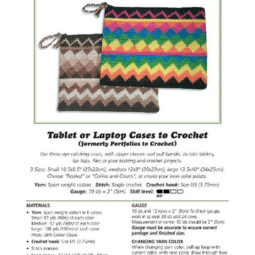 Tablet or Laptop Cases to Crochet