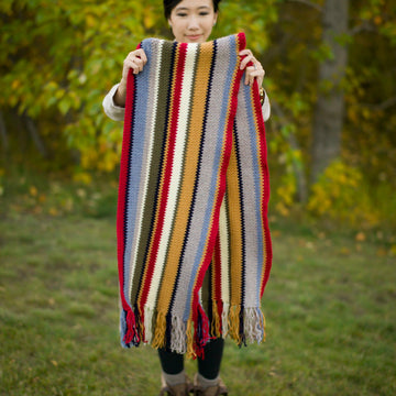 Rustic Canyon Crochet Scarf