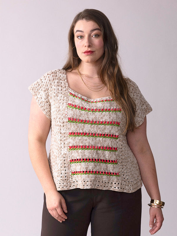Azalea Buds Top Crochet Pattern