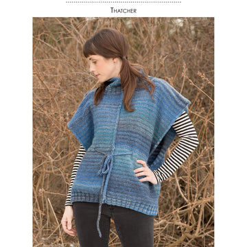Classic Elite Yarns Thatcher Cape Knitting Pattern