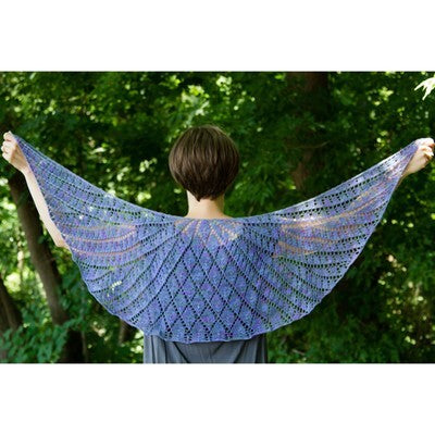Valley Yarns Russian Sage Shawl Knitting Pattern