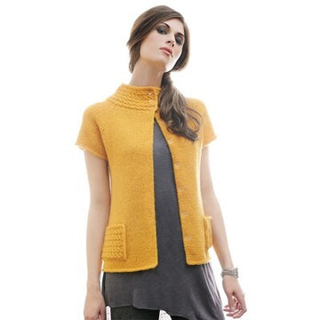 Blue Sky Fibers Belarus Cardigan Knitting Pattern