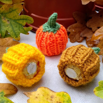 Mini Autumn Pumpkins - Ferrero Rocher Covers