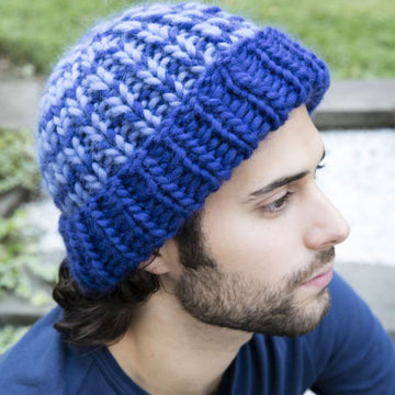 Ribbed Hat Knitting Pattern