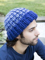 Ribbed Hat Knitting Pattern