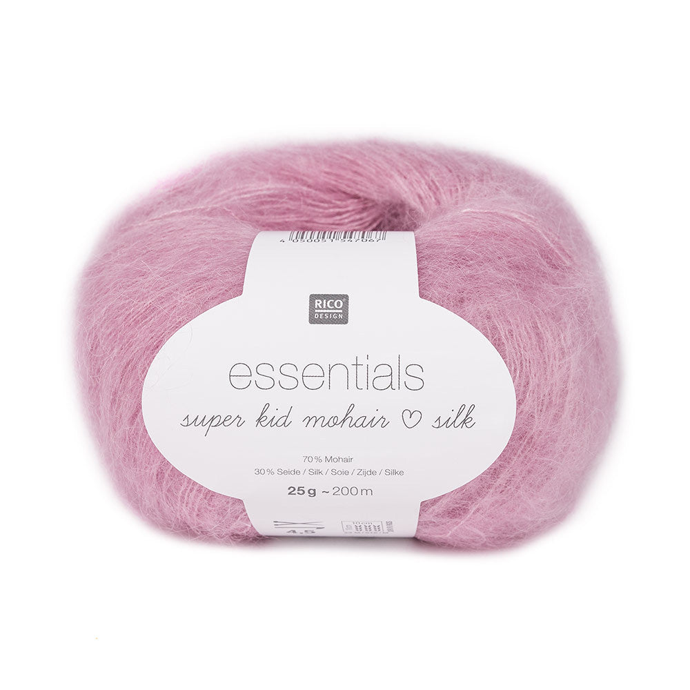 Rico Essentials Super Kid Mohair Loves Silk Yarn - Mohair Sport