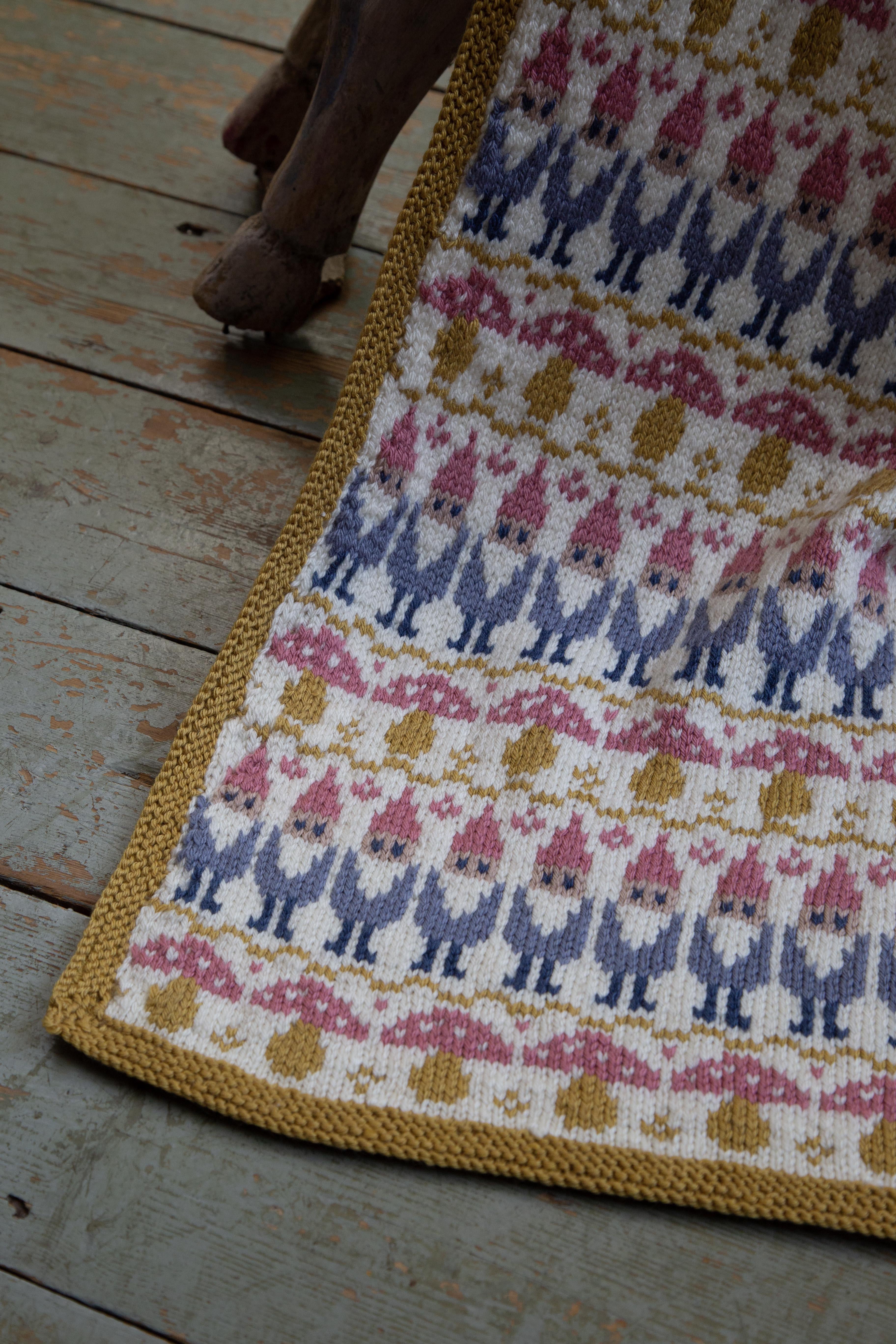Gnomes & Toadstools Baby Blanket