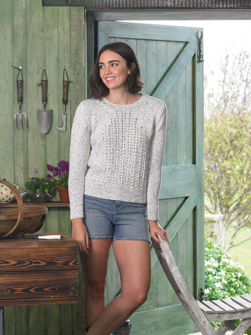 James C. Brett JB728 Sweater Jumper Knitting Pattern