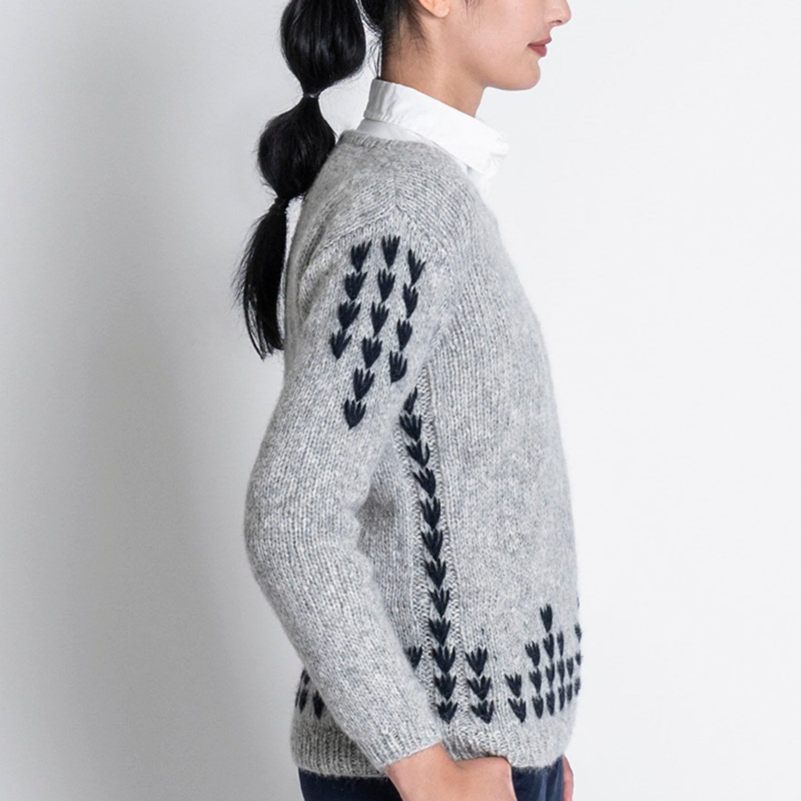 Blue Sky Fibers Cloquet Pullover Jumper Knitting Pattern