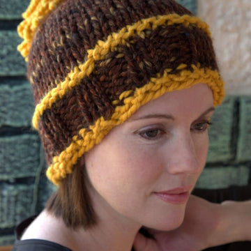 Striped Hat Knitting Pattern