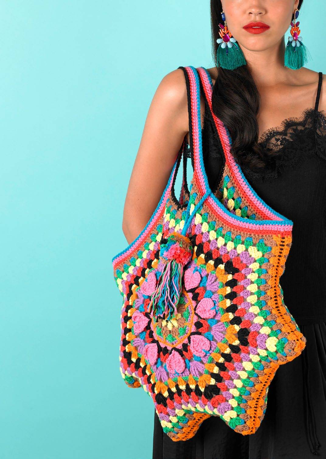 Paintbox Yarns Passion Petal Tote Crochet Pattern