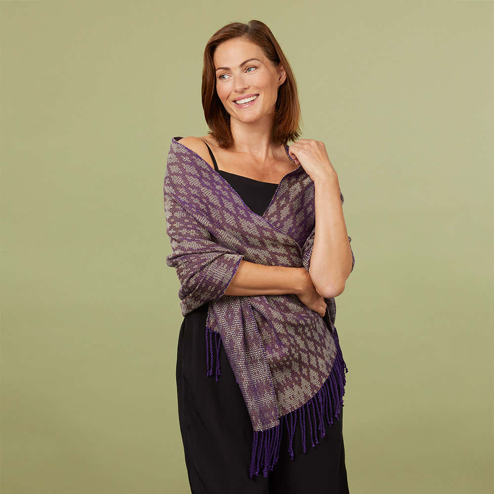 Valley Yarns #291 Night Sky Shawl