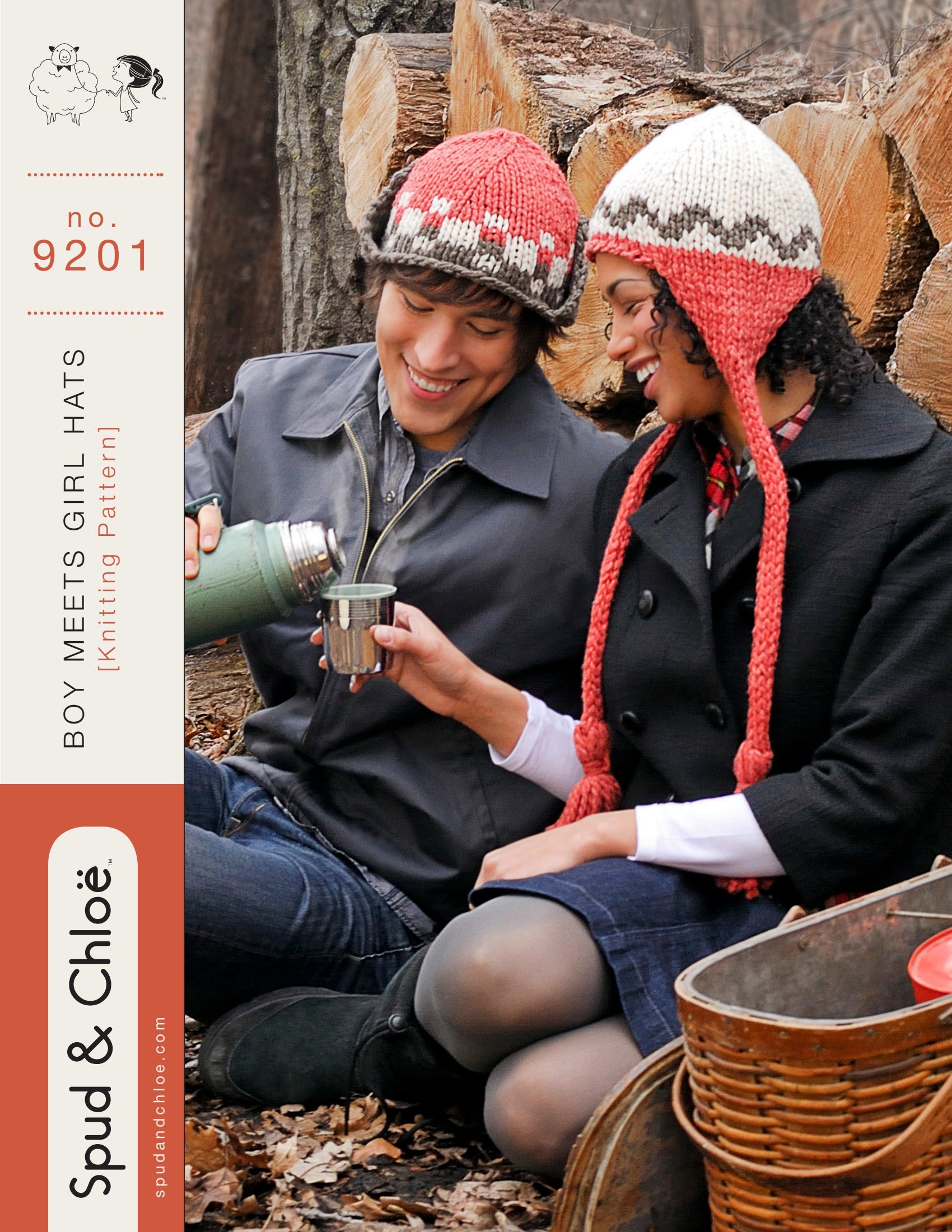 Boy Meets Girl Hats Knitting Pattern